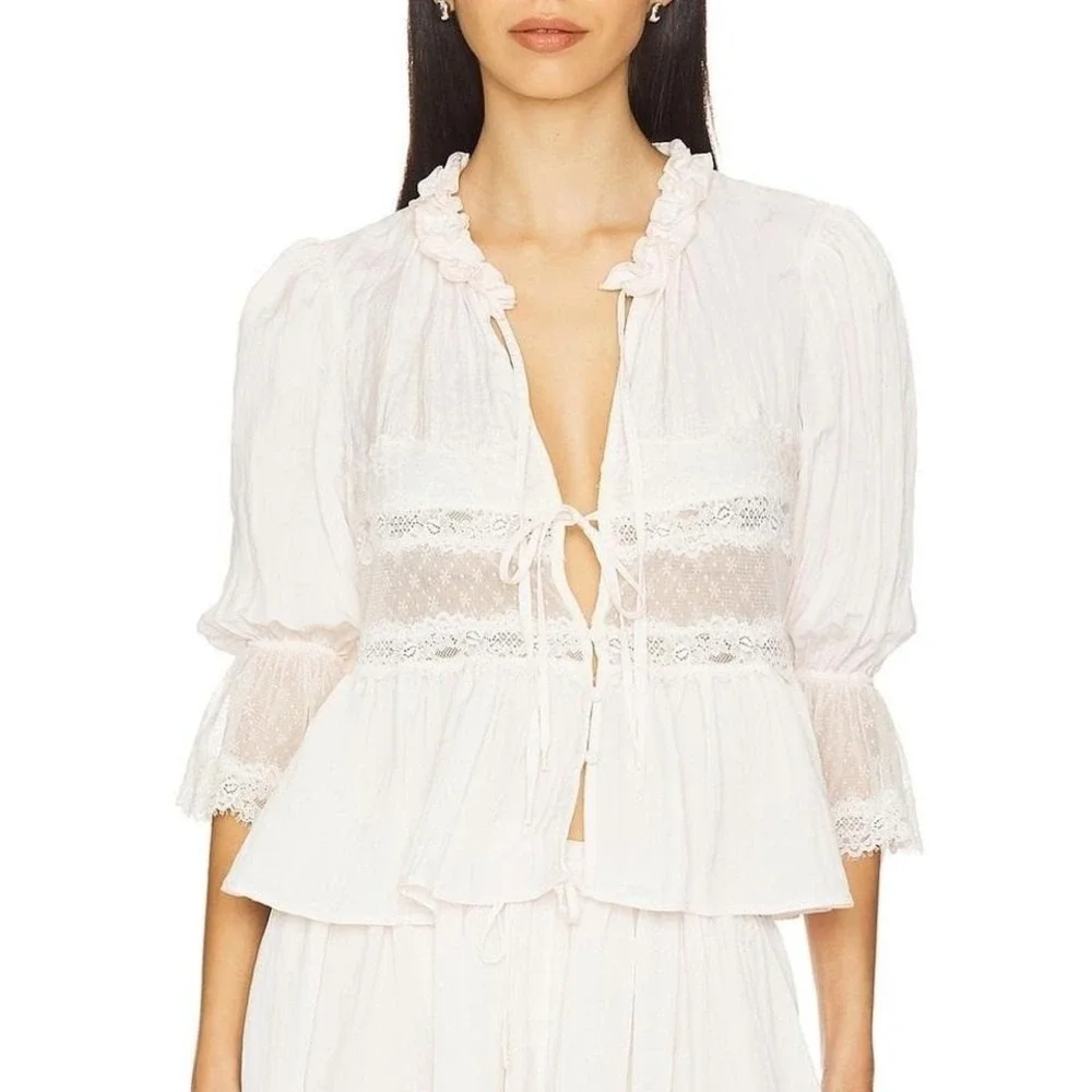 Intimately FP Forever Young Bed ATop In White Alyssum Free People NWT Small